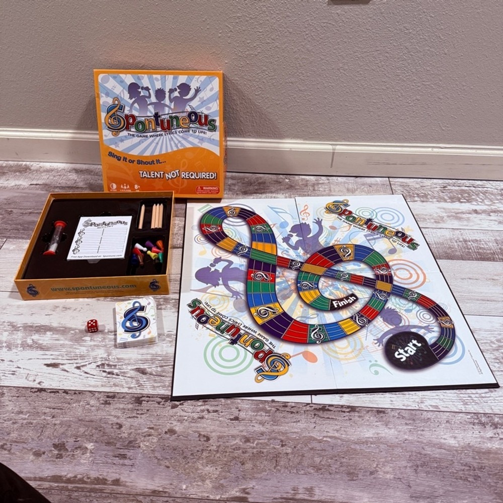 Spontuneous‎ The Song Game Board Game